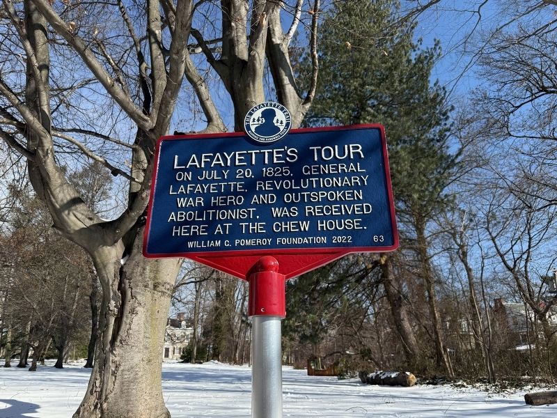 Lafayette's Tour Marker image. Click for full size.