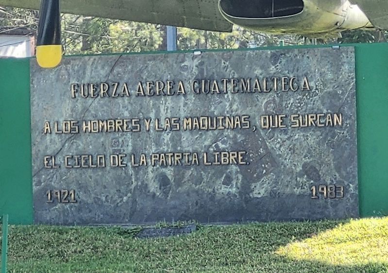 Guatemalan Air Force Memorial. Click for full size. Guatemalan Air Force Memorial image. Click for full size.