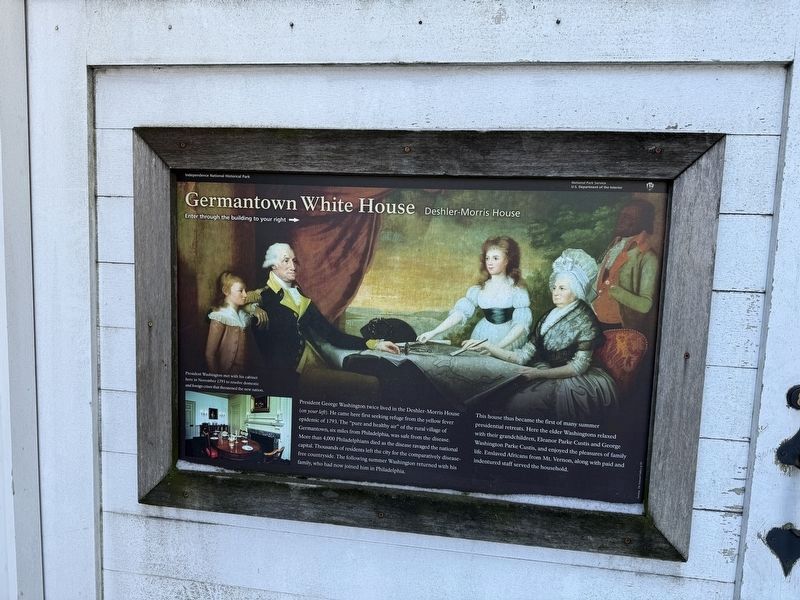 Germantown White House Marker. Click for full size. Germantown White House Marker image. Click for full size.