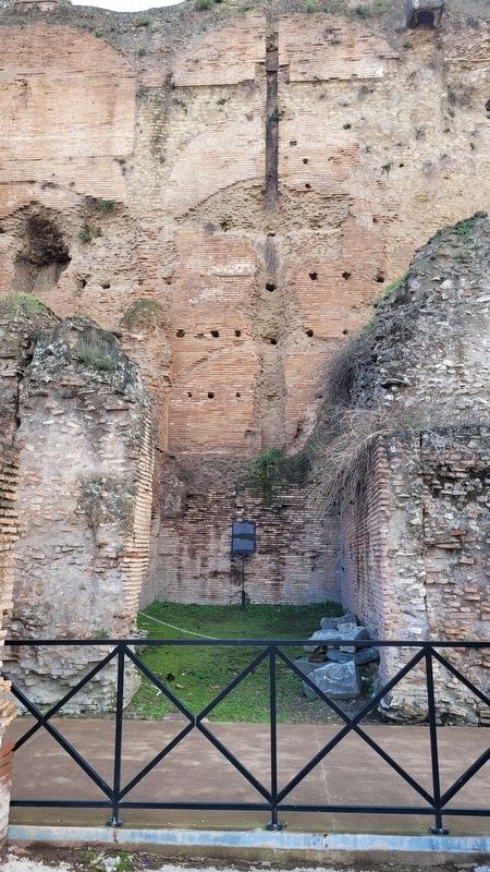 Sostruzioni della Terrazza di Vigna Barberini / Substructures of the Barberini Vineyard Terrace Mark. Click for full size. Sostruzioni della Terrazza di Vigna Barberini / Substructures of the Barberini Vineyard Terrace Mark image. Click for full size.