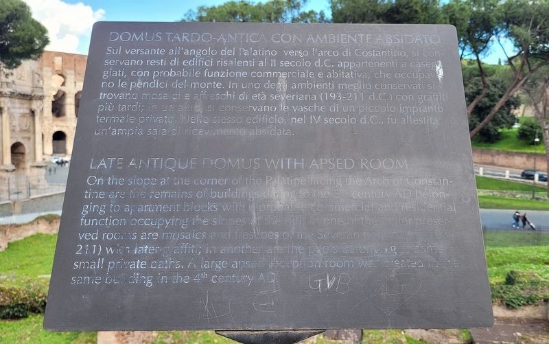 Domus Tardo-Antica con Ambiente Absidato / Late Antique Domus with Apsed Room Marker image. Click for full size.