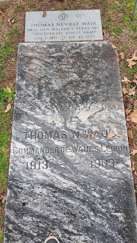 Grave of General Thomas N. Waul image. Click for full size.