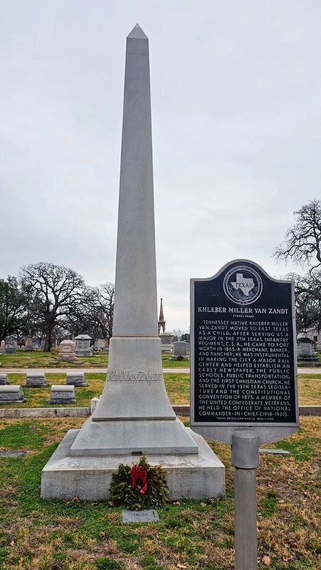 Khleber Miller Van Zandt Marker image. Click for full size.