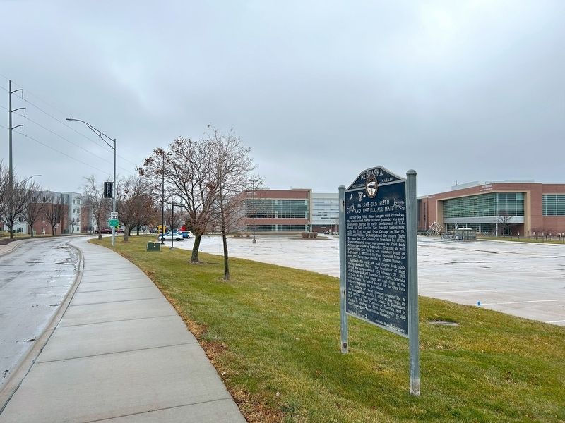 Ak-Sar-Ben Field and the U.S. Air Mail Marker, from the north image. Click for full size.