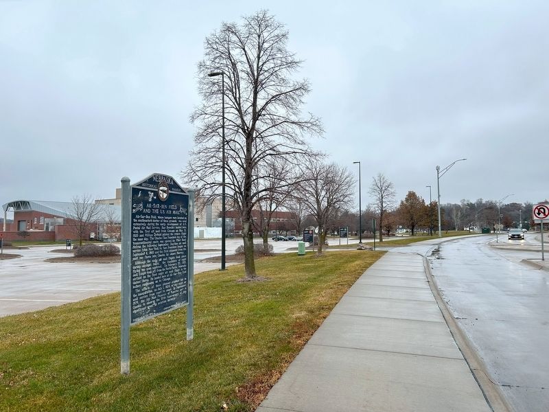 Ak-Sar-Ben Field and the U.S. Air Mail Marker, from the south image. Click for full size.