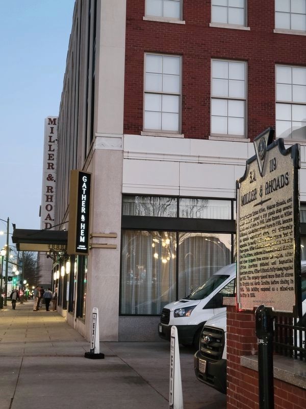 Miller & Rhoads Marker image. Click for full size.
