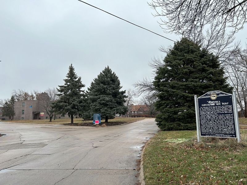 Nebraska School for the Deaf Marker image. Click for full size.