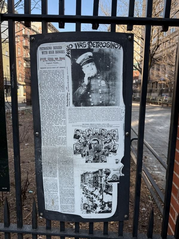 Who Was Petrosino? Marker image. Click for full size.