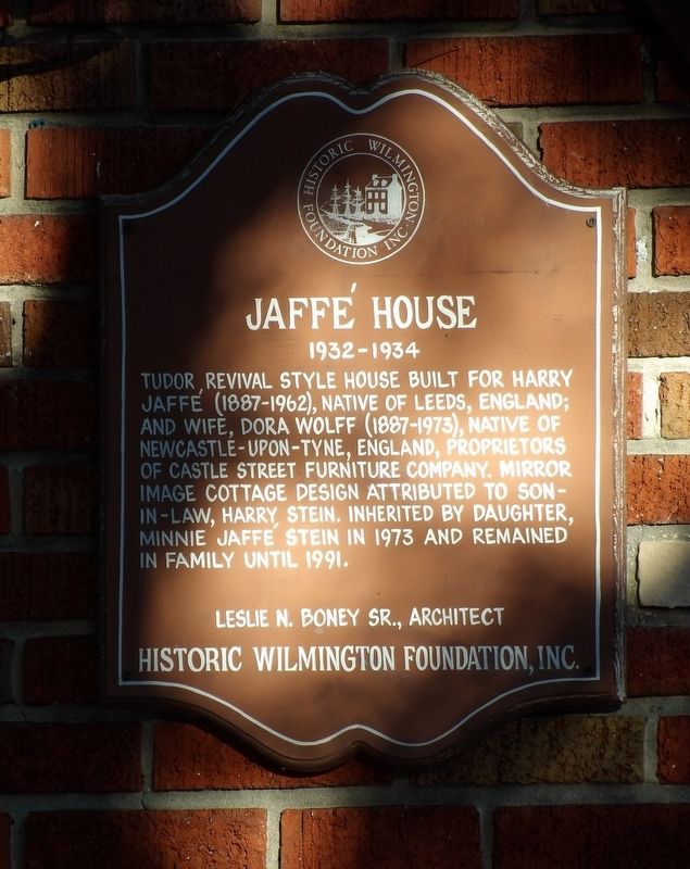 Jaff� House Marker image. Click for full size.