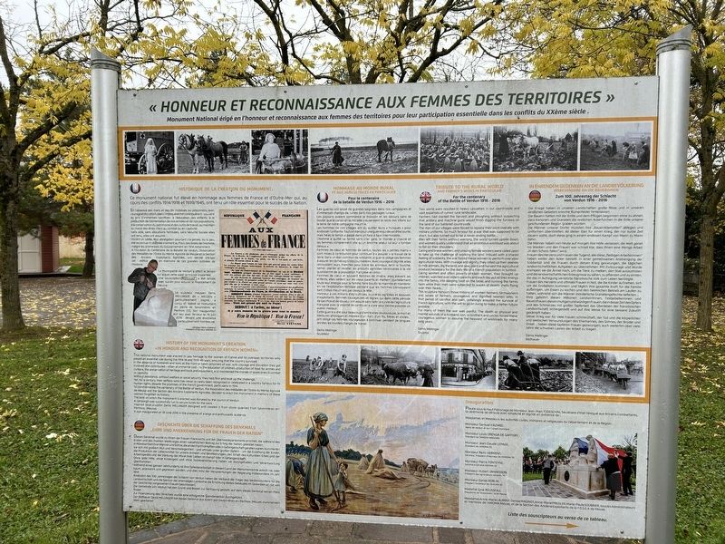 � HONNEUR ET RECONNAISSANCE AUX FEMMES DES TERRITOIRES � Marker image. Click for full size.
