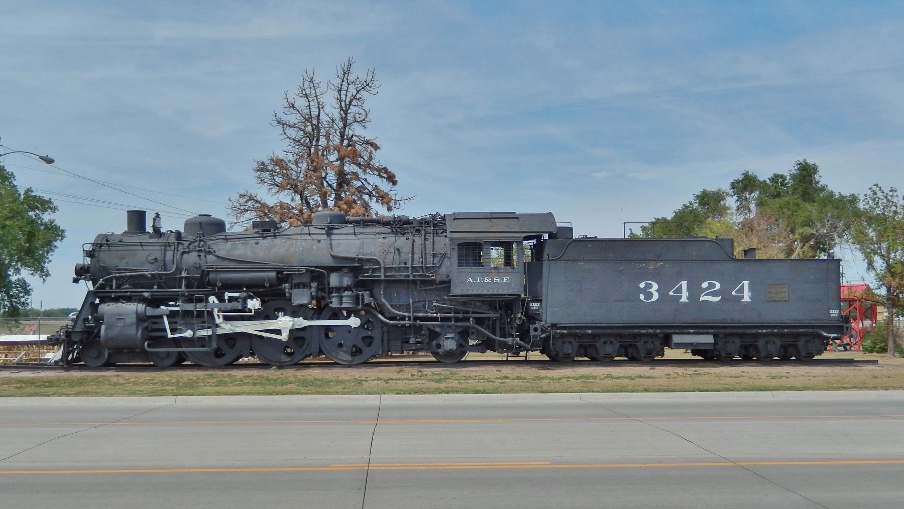 Locomotive No. 3424 & Tender. Click for full size. Locomotive No. 3424 & Tender image. Click for full size.