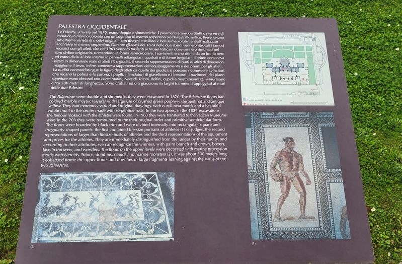 Palestra Occidentale / Western Gym Marker image. Click for full size.
