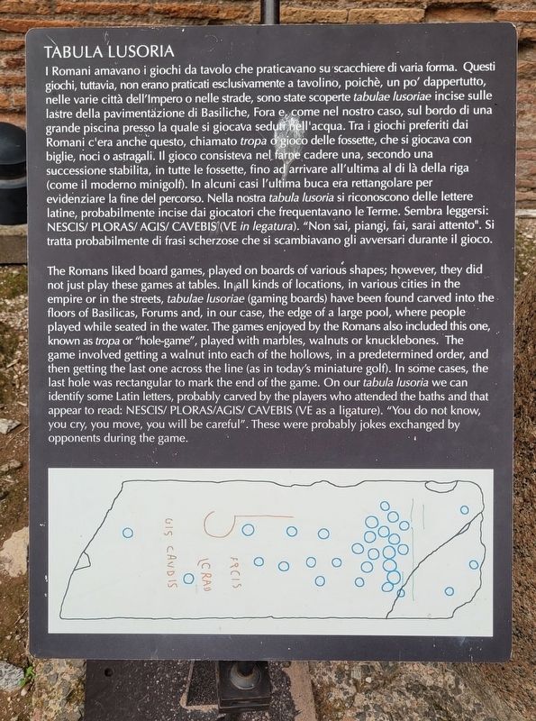 Tabula Lusoria / Game Board Marker image. Click for full size.
