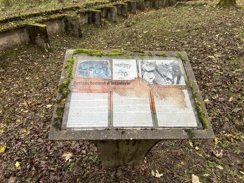 Retranchement d'infanterie Marker image. Click for full size.
