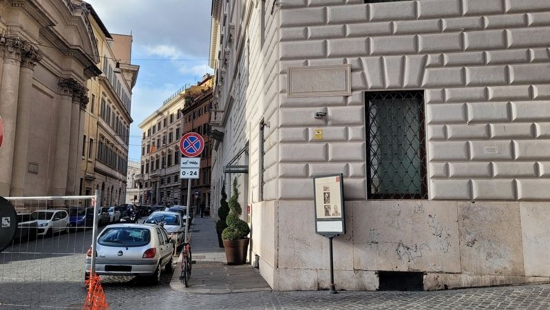 The view of the marker from the street image. Click for full size.