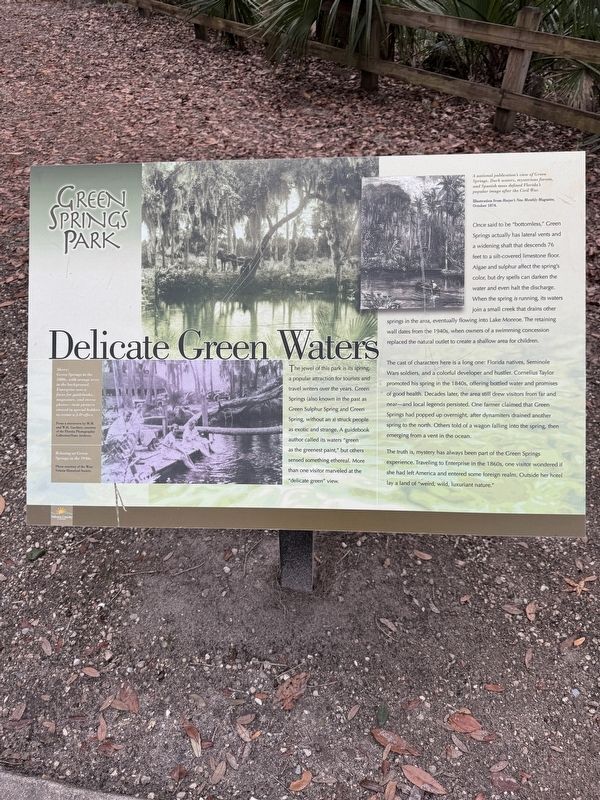 Delicate Green Waters Marker image. Click for full size.