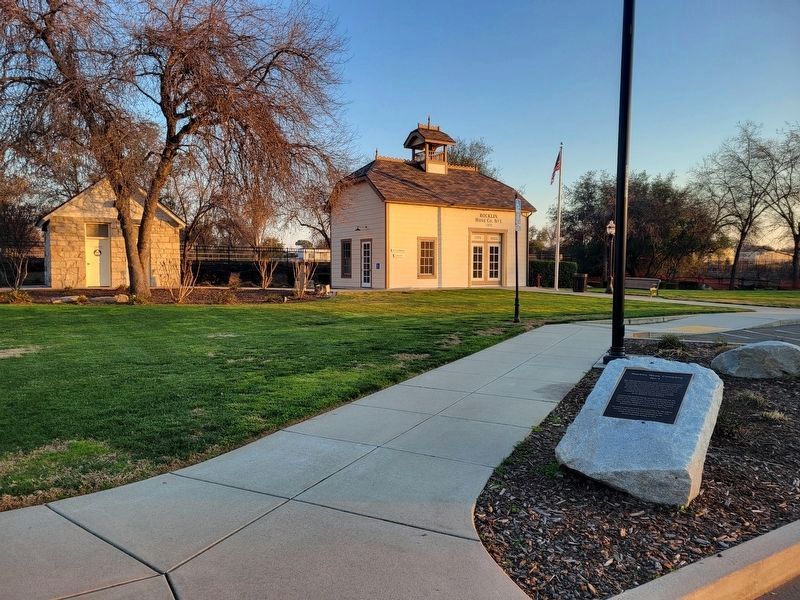 Rocklin Hose Company No. 1 and Marker image. Click for full size.