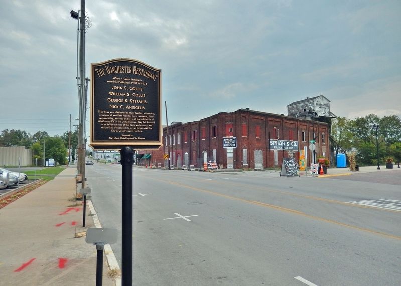 The Winchester Restaurant Marker. Click for full size. The Winchester Restaurant Marker image. Click for full size.