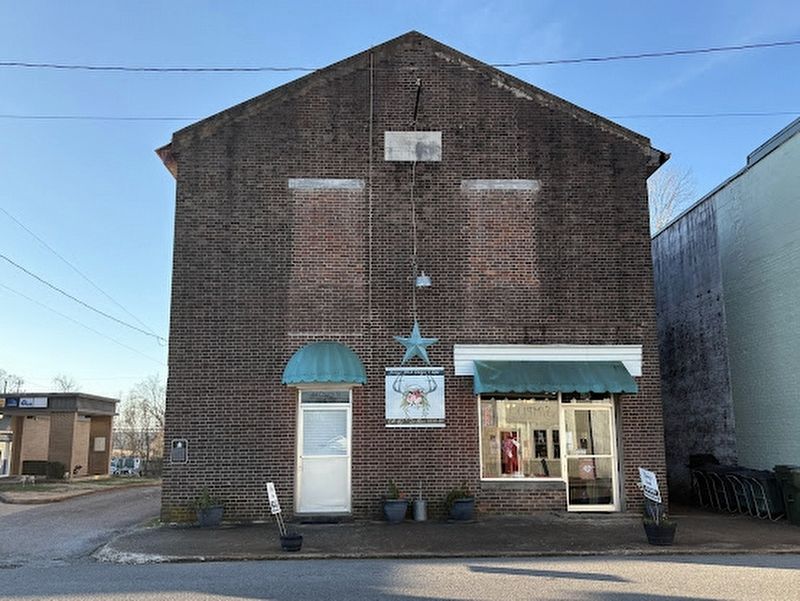 Former site of the Methodist Church, Sons of Temperance and Polk Masons Lodge Marker. Click for full size. Former site of the Methodist Church, Sons of Temperance and Polk Masons Lodge Marker image. Click for full size.