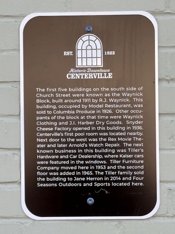 Waynick Block Marker. Click for full size. Waynick Block Marker image. Click for full size.