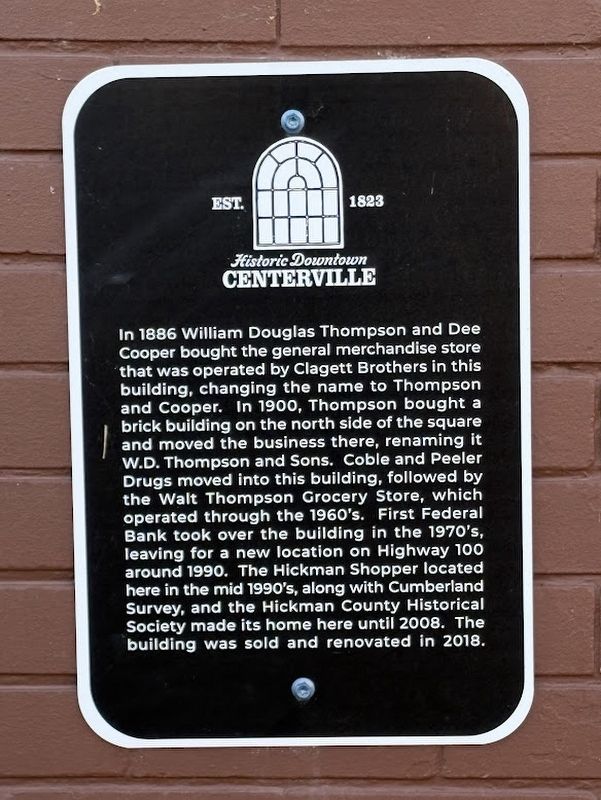 Former site of Thompson and Cooper Marker. Click for full size. Former site of Thompson and Cooper Marker image. Click for full size.