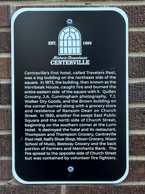 Centreville Fires Marker image. Click for full size.