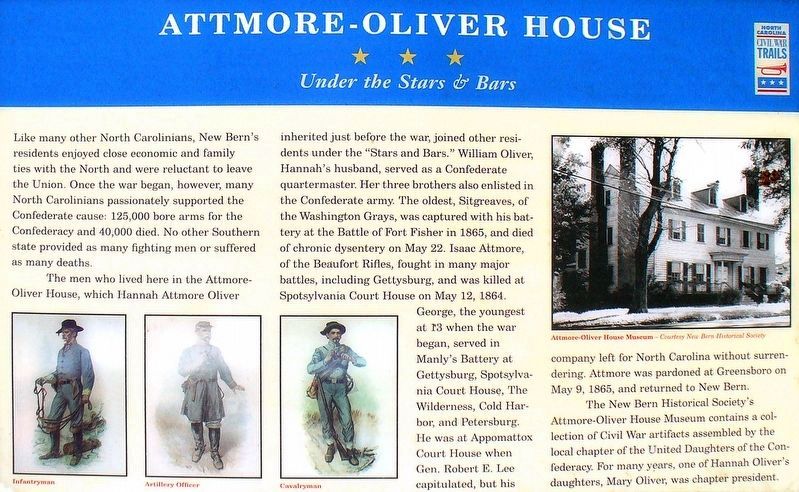 Attmore-Oliver House Marker image. Click for full size.