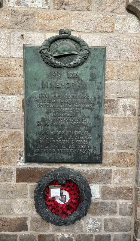 Tribute to the French Soldiers Marker. Click for full size. Tribute to the French Soldiers Marker image. Click for full size.