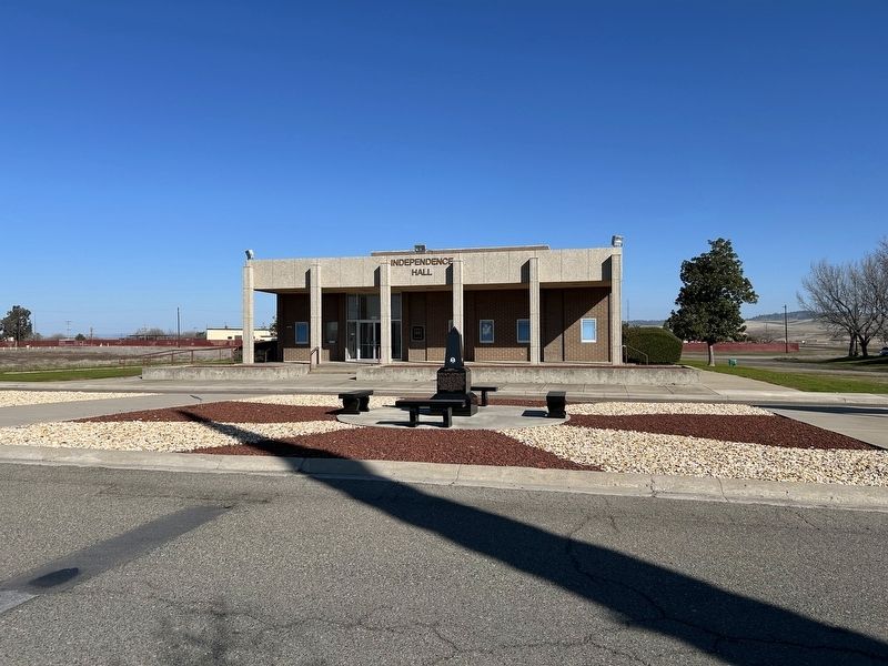 MC-12W Project Liberty Team Memorial Marker image. Click for full size.