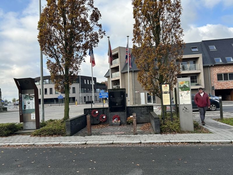 Tank Memorial Ypres Salient Marker. Click for full size. Tank Memorial Ypres Salient Marker image. Click for full size.