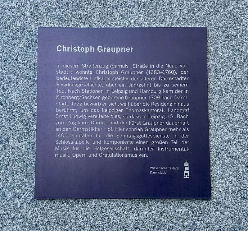 Christoph Graupner Marker image. Click for full size.
