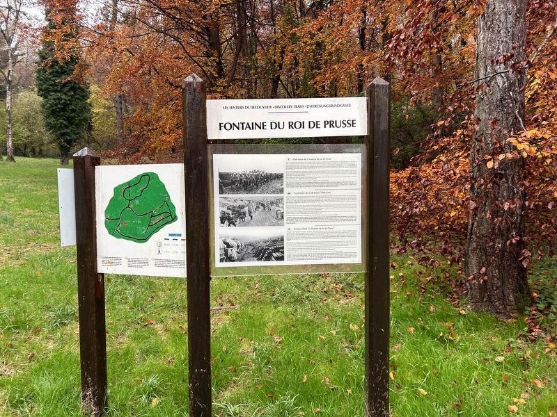 Site of the Retranchement d'infanterie Marker image. Click for full size.