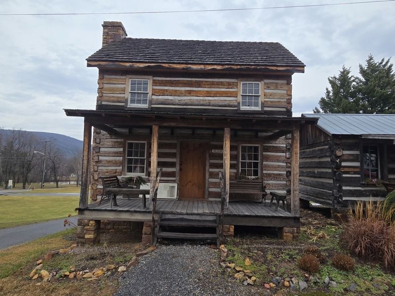 Full view of Holstine House. Marker is on the porch to the left of the entrance.. Click for full size. Full view of Holstine House. Marker is on the porch to the left of the entrance. image. Click for full size.