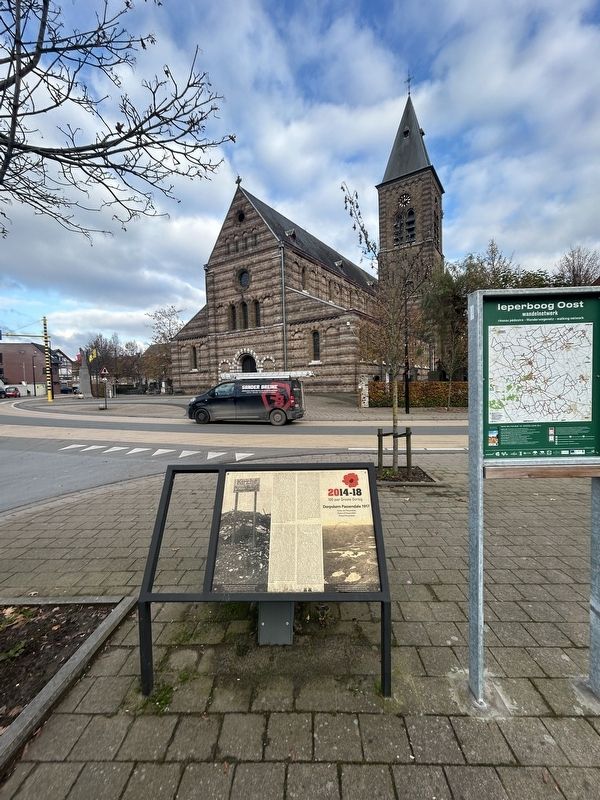 Dorpskern Passendale 1917 Marker image. Click for full size.
