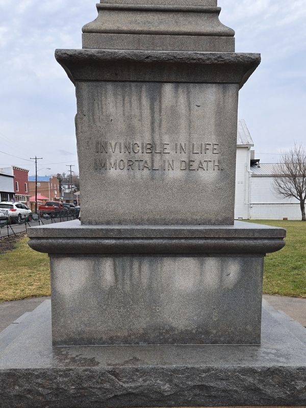 Craig County Confederate Monument (North side) image. Click for full size.