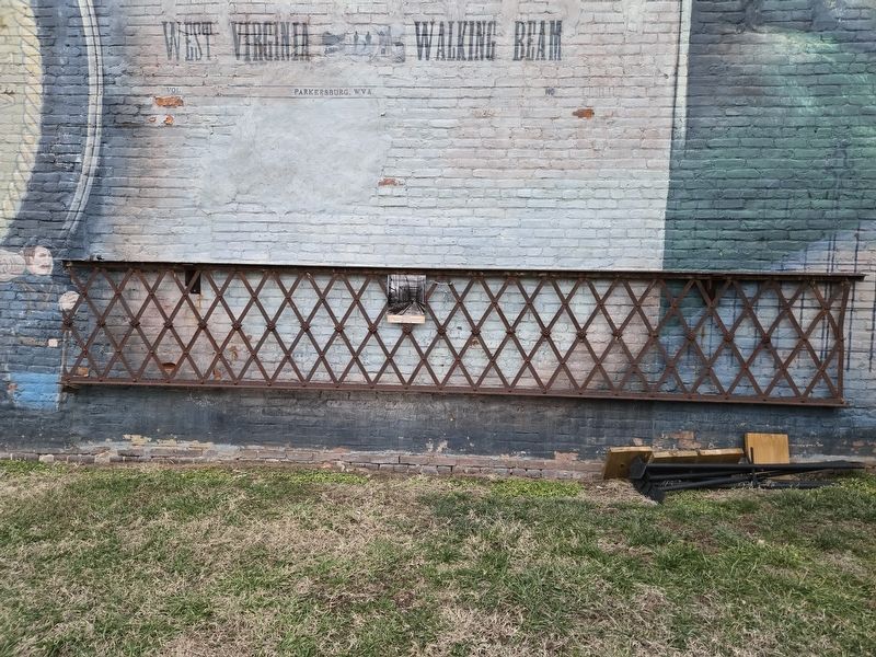 Juliana Street Bridge Railing. Marker is in the center image. Click for full size.