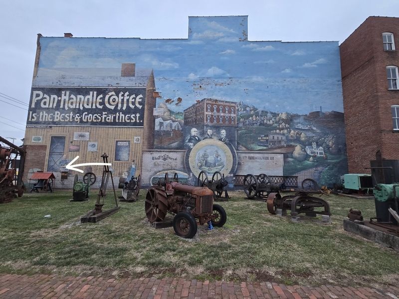 Parkersburg Mural on the Oil and Gas Museum image. Click for full size.