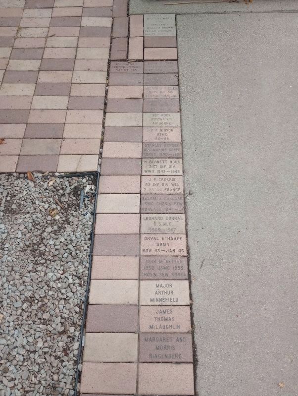 Purple Heart Tribute Memorial. Click for full size. Purple Heart Tribute Memorial image. Click for full size.