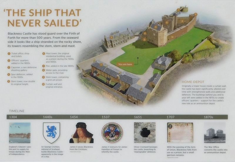 Blackness Castle - The ship that never sailed. Click for full size. Blackness Castle - The ship that never sailed image. Click for full size.