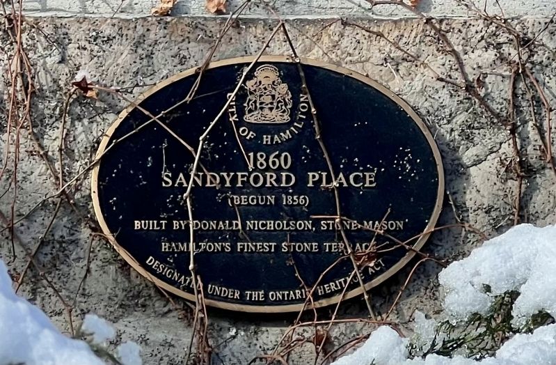 Sandyford Place Marker. Click for full size. Sandyford Place Marker image. Click for full size.