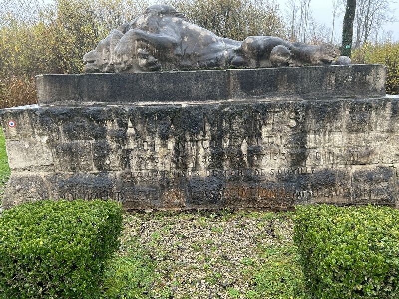Monument du Lion de Souville Marker image. Click for full size.