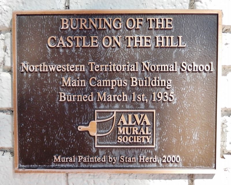 Burning of the Castle on the Hill Marker. Click for full size. Burning of the Castle on the Hill Marker image. Click for full size.