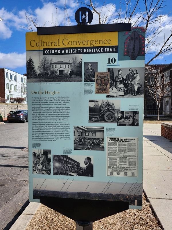 On the Heights Marker. Click for full size. On the Heights Marker image. Click for full size.