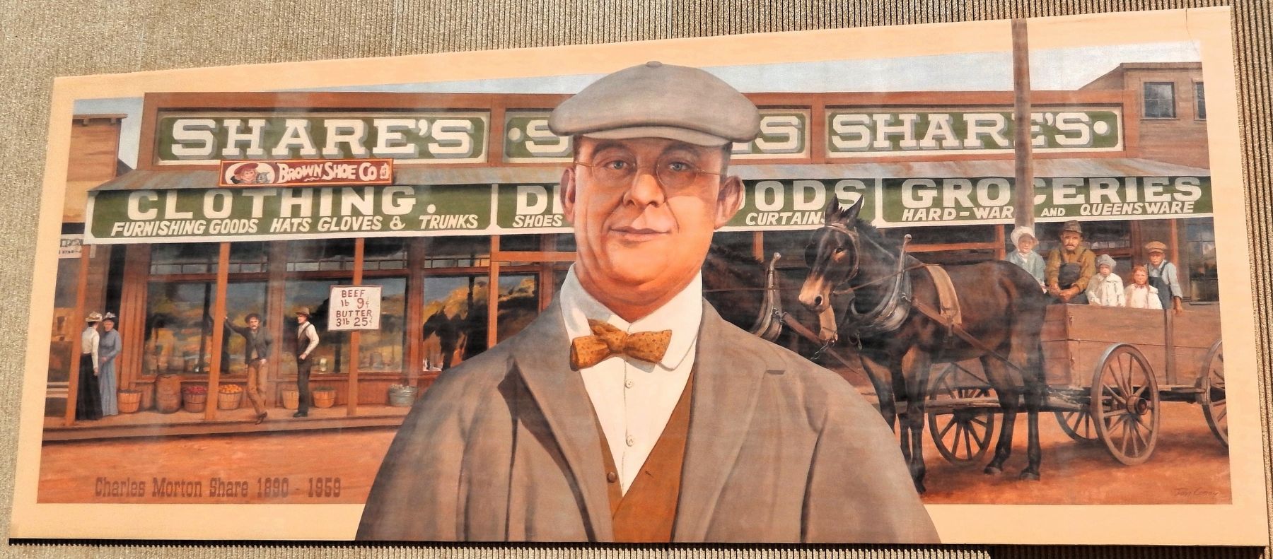 Charles Morton Share Mural. Click for full size. Charles Morton Share Mural image. Click for full size.