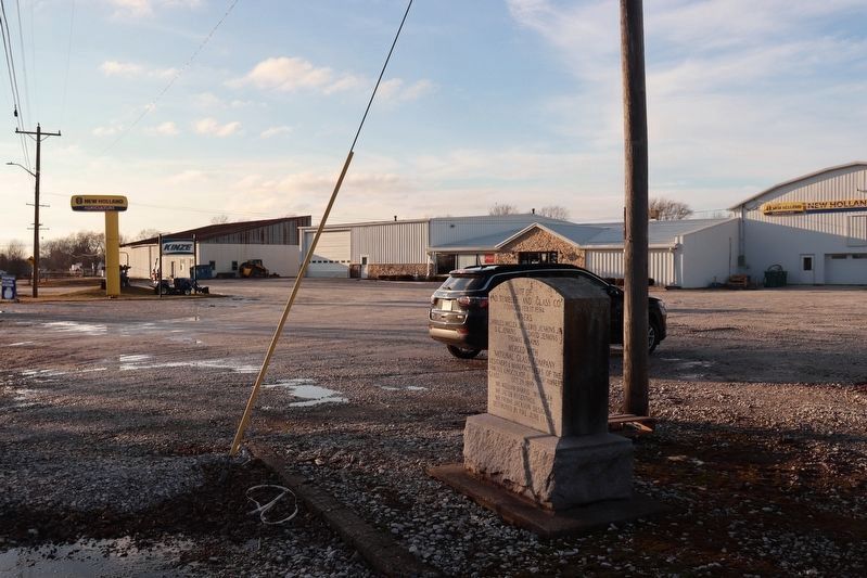 Site of Ind. Tumbler and Glass Co. Marker. Click for full size. Site of Ind. Tumbler and Glass Co. Marker image. Click for full size.