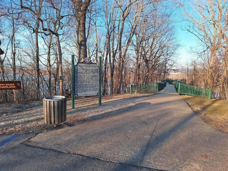 Father Jacques Marquette Marker. Click for full size. Father Jacques Marquette Marker image. Click for full size.