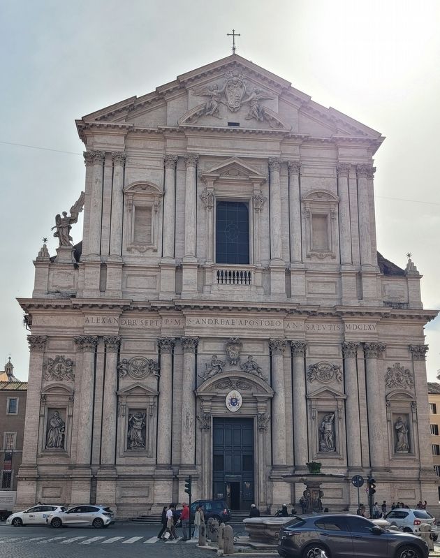 The front entrance to the Church of Saint Andrew of the Valley. Click for full size. The front entrance to the Church of Saint Andrew of the Valley image. Click for full size.