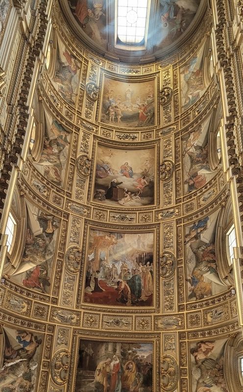 Vault over the nave. Click for full size. Vault over the nave image. Click for full size.