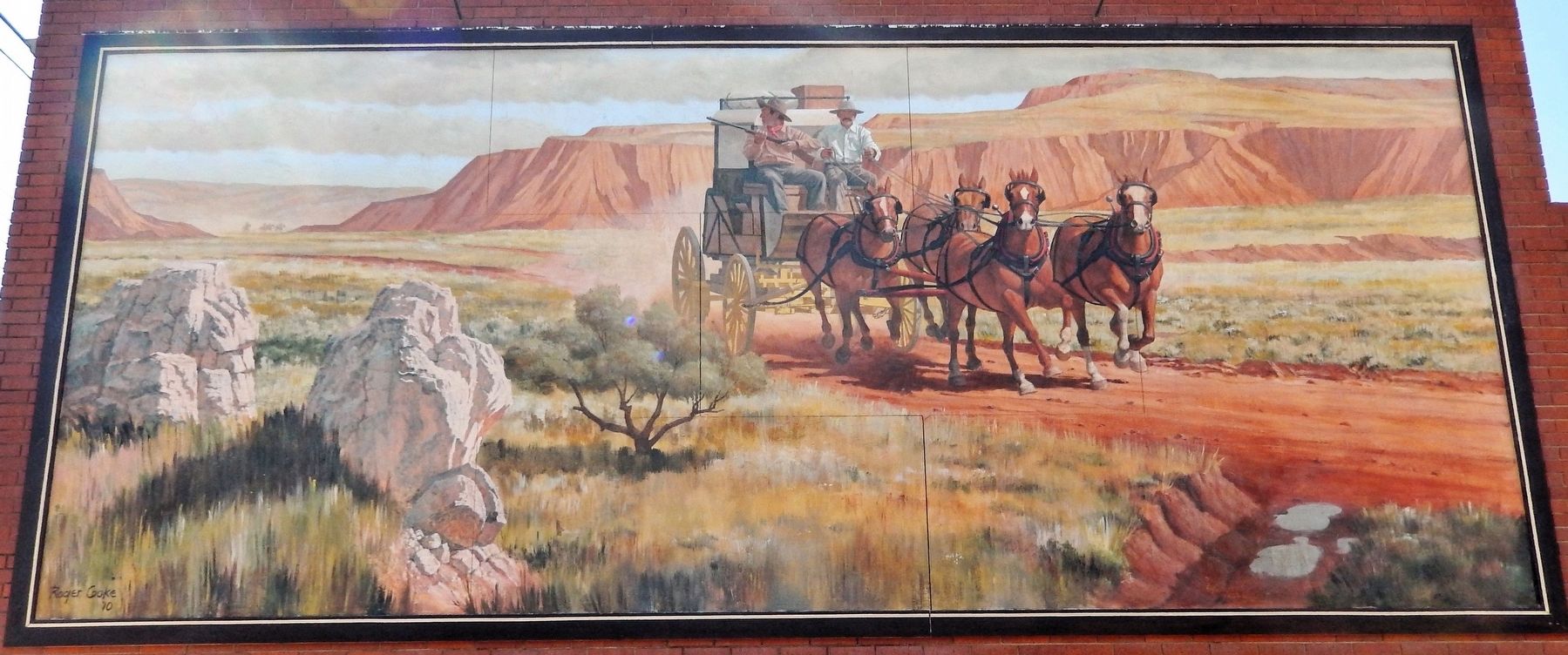 The Supply Trail Mural. Click for full size. The Supply Trail Mural image. Click for full size.
