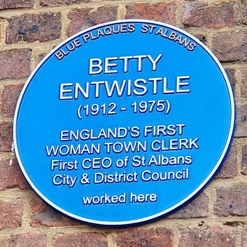 Betty Entwistle Marker image. Click for full size.